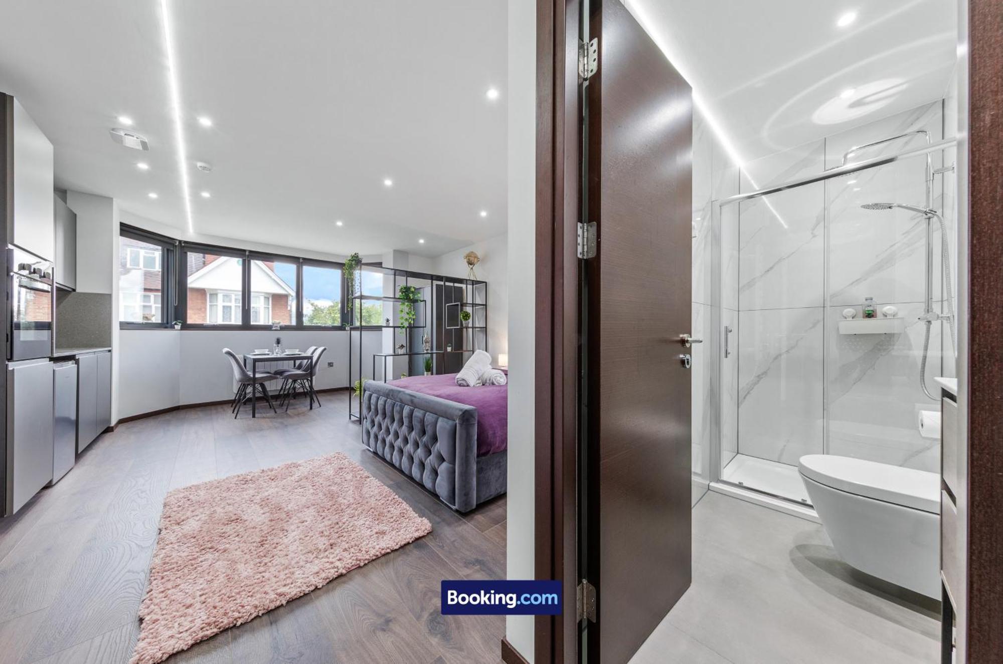 Stylish Studio Apt By Stay Smart Short Lets & Serviced Accommodation Woodstock With Free Wifi Londyn Zewnętrze zdjęcie